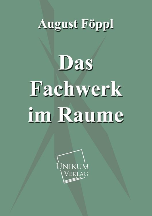 Produktbild: F&ouml;ppl, A: Fachwerk im Raume