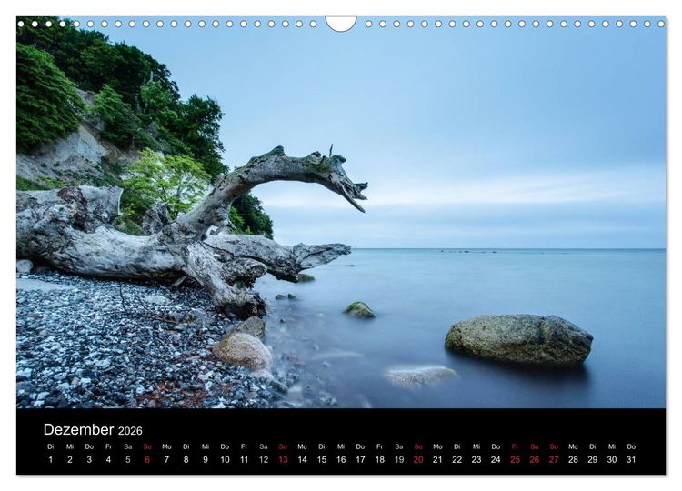 Produktbild: Ostseeinsel R&uuml;gen Impressionen (Wandkalender 2026 DIN A3 quer), CALVENDO Monatskalender
