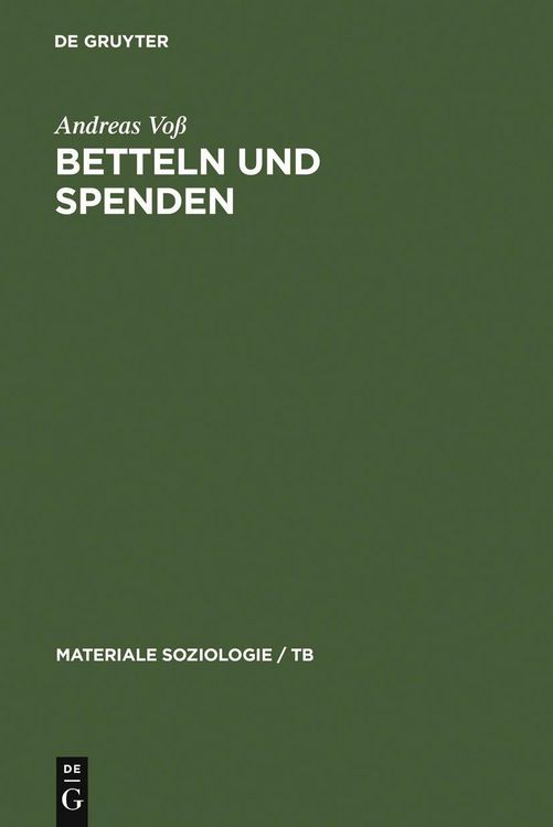Produktbild: Betteln und Spenden