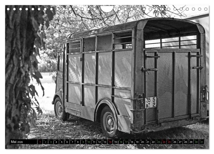 Produktbild: Citro&euml;n HY eine Legende in Schwarzwei&szlig; (Wandkalender 2026 DIN A4 quer), CALVENDO Monatskalender