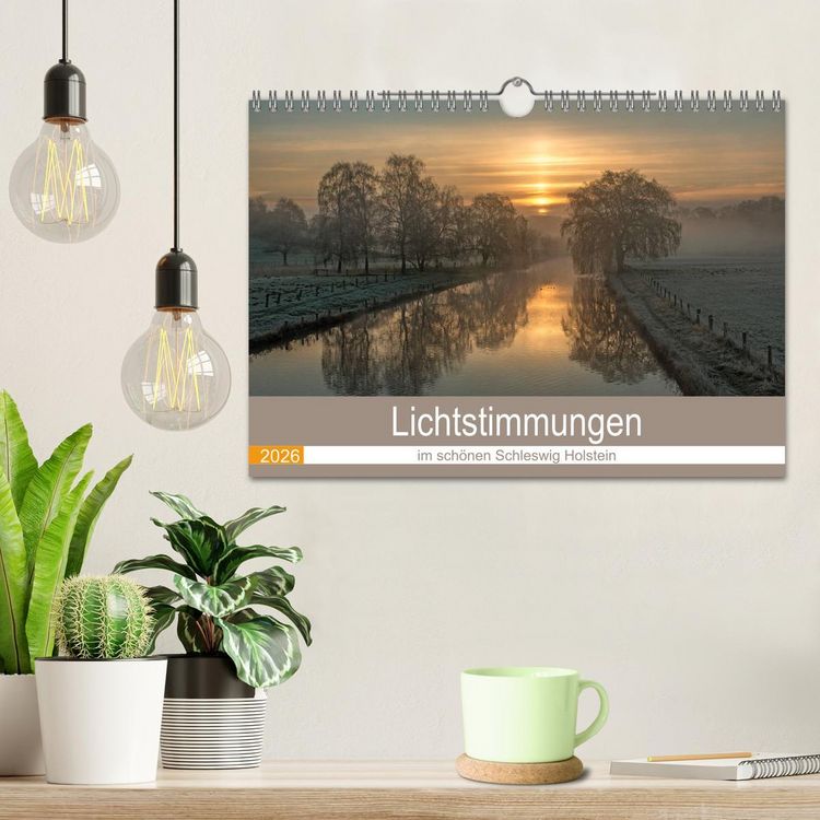 Produktbild: Lichtstimmungen im sch&ouml;nen Schleswig Holstein (Wandkalender 2026 DIN A4 quer), CALVENDO Monatskalender