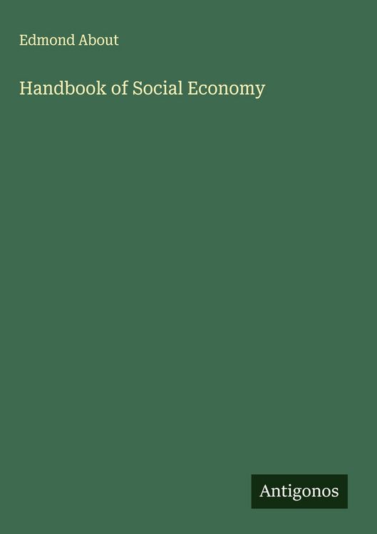 Produktbild: Handbook of Social Economy