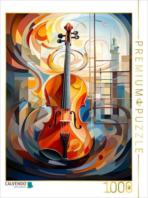 Produktbild: CALVENDO Puzzle Die Geige | 1000 Teile Lege-Gr&ouml;&szlig;e 64x48cm Foto-Puzzle f&uuml;r gl&uuml;ckliche Stunden