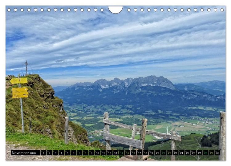 Produktbild: Servus. Landschaften im Tirol (Wandkalender 2026 DIN A4 quer), CALVENDO Monatskalender