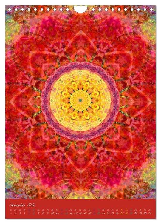 Produktbild: MANDALAS der Natur (Wandkalender 2026 DIN A4 hoch), CALVENDO Monatskalender