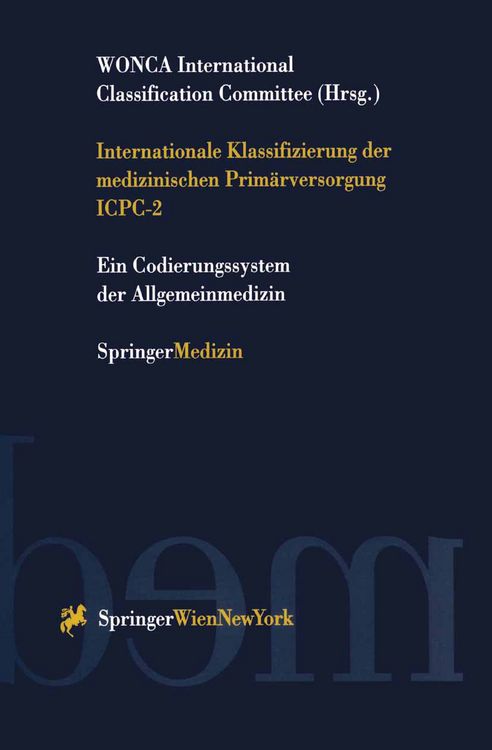 Produktbild: Internationale Klassifizierung der medizinischen Prim&auml;rversorgung ICPC-2