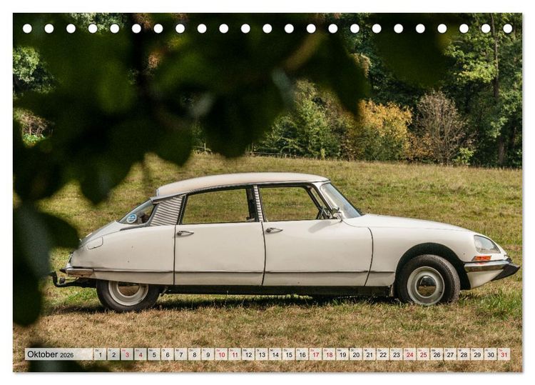 Produktbild: Citro&euml;n D Model &ndash; M&auml;rchenhafte D&eacute;esse (Tischkalender 2026 DIN A5 quer), CALVENDO Monatskalender