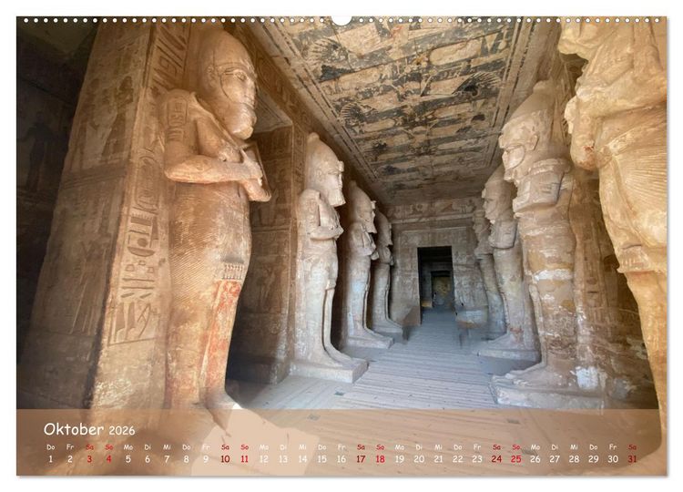 Produktbild: Zwischen Luxor und Abu Simbel - Eine Reise durch die Dynastien (Wandkalender 2026 DIN A2 quer), CALVENDO Monatskalender