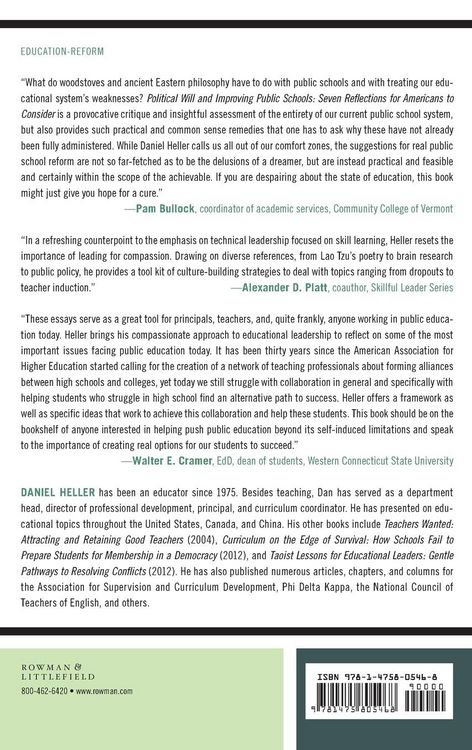 Produktbild: Political Will and Improving Public Schools