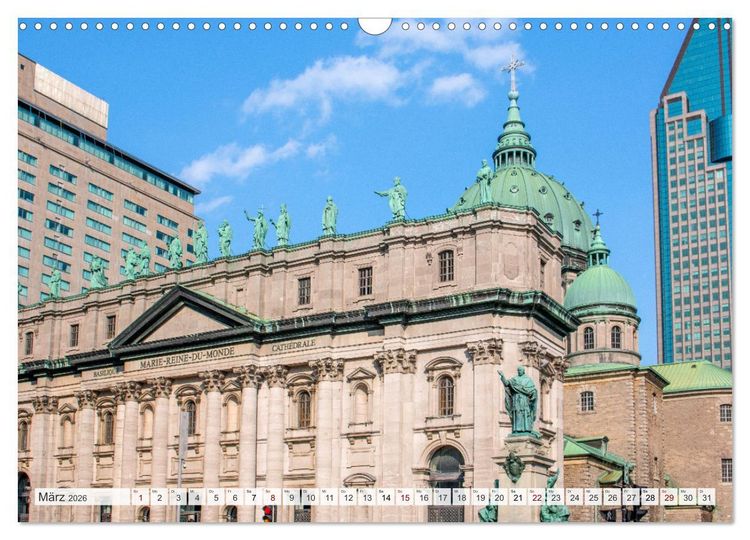 Produktbild: Montreal - klassisches Erbe in Qu&eacute;bec (Wandkalender 2026 DIN A3 quer), CALVENDO Monatskalender