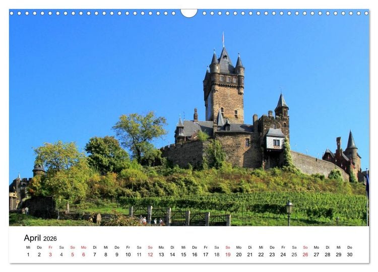 Produktbild: Cochem - Eine Perle an der Mosel (Wandkalender 2026 DIN A3 quer), CALVENDO Monatskalender
