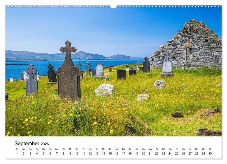 Produktbild: Irland, Land des Lichts (hochwertiger Premium Wandkalender 2026 DIN A2 quer), Kunstdruck in Hochglanz
