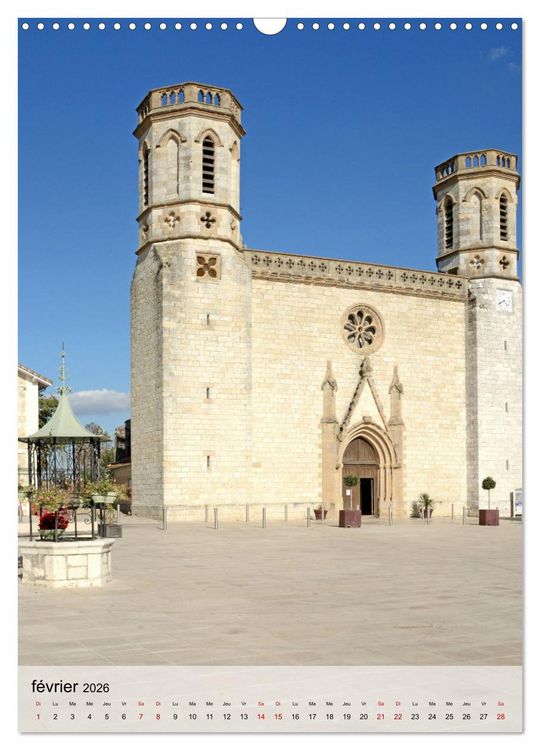Produktbild: BASTIDES Occitanie (Calendrier mural 2026 DIN A3 horizontal), CALVENDO calendrier mensuel