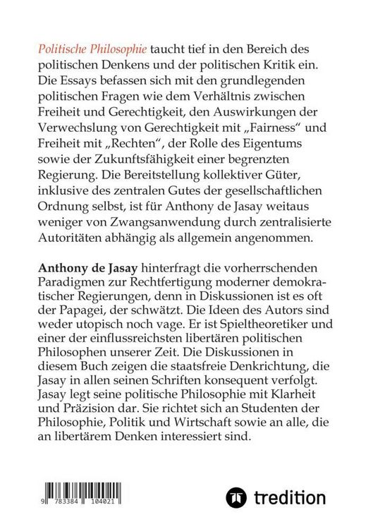 Produktbild: Politische Philosophie