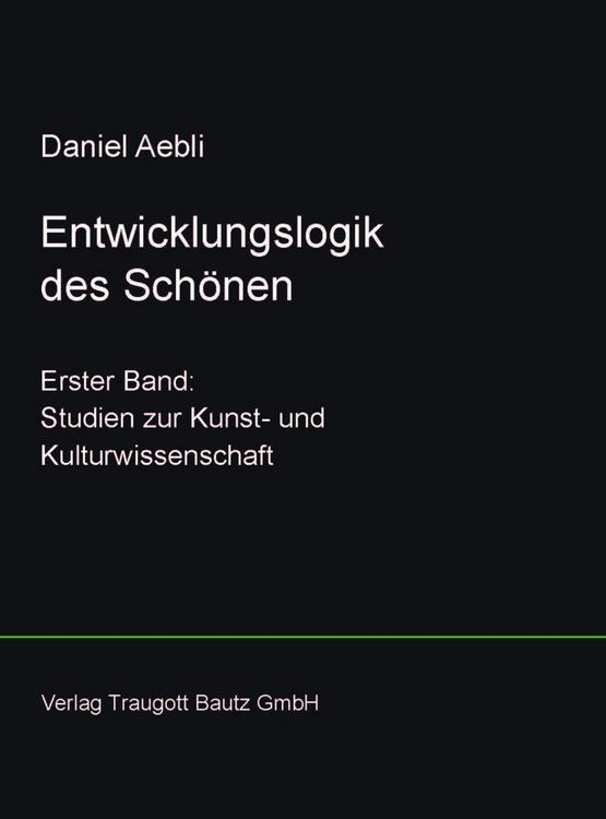 Produktbild: Entwicklungslogik des Sch&ouml;nen
