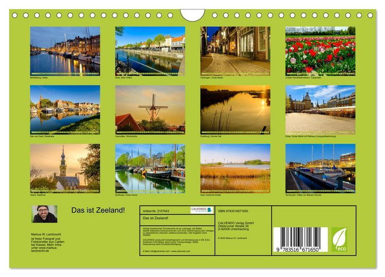 Produktbild: Das ist Zeeland! (Wandkalender 2026 DIN A4 quer), CALVENDO Monatskalender