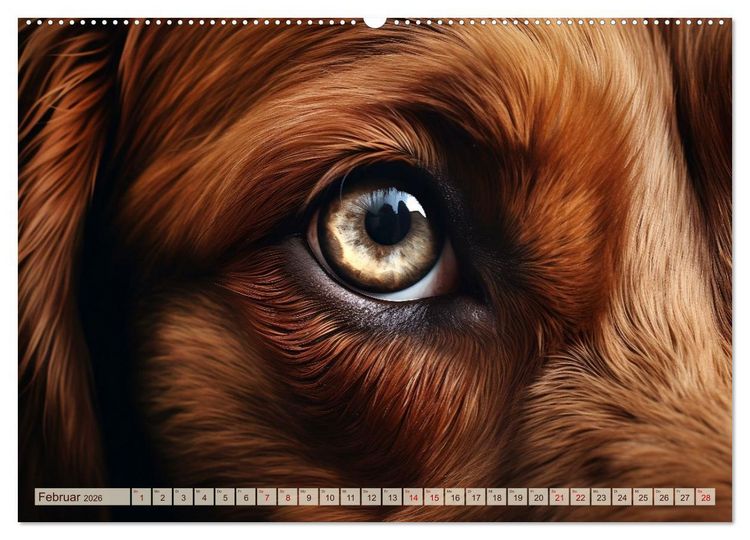 Produktbild: Schau mir ins Auge (hochwertiger Premium Wandkalender 2026 DIN A2 quer), Kunstdruck in Hochglanz