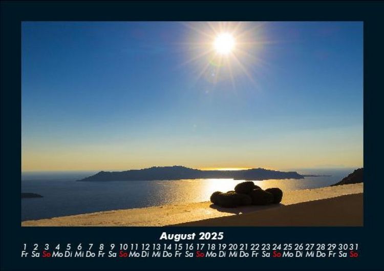 Produktbild: Landschaftskalender 2025 Fotokalender DIN A5