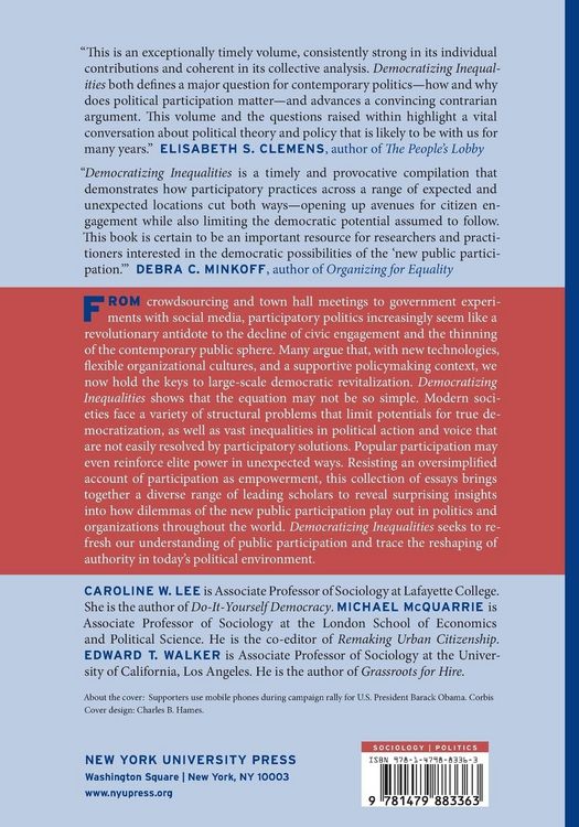Produktbild: Democratizing Inequalities