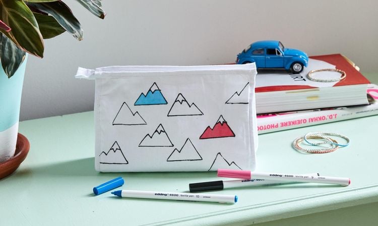 Produktbild: edding 4600 Textilstifte TEXTILE PEN 1mm 10er Set Rundspitze
