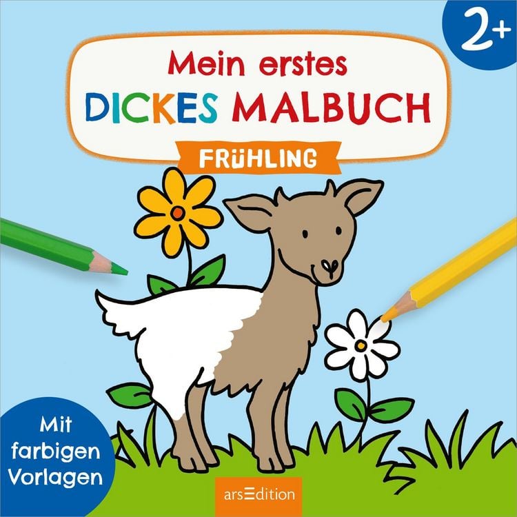 Produktbild: Mein erstes dickes Malbuch ab 2 &ndash; Fr&uuml;hling