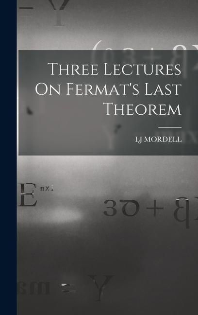 Produktbild: Three Lectures On Fermat's Last Theorem