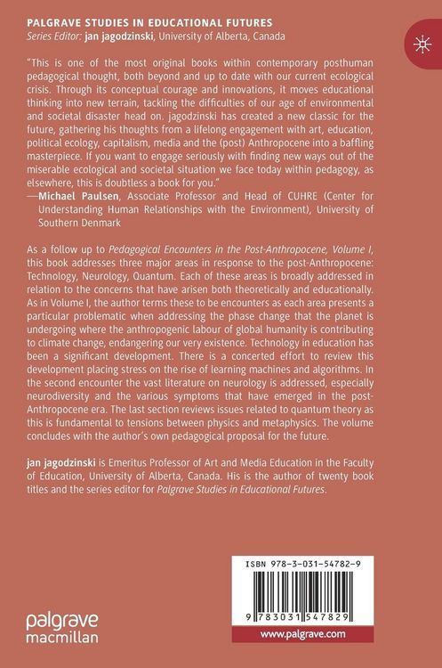 Produktbild: Pedagogical Encounters in the Post-Anthropocene, Volume 2