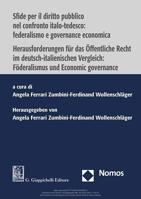 Produktbild: Sfide per il diritto pubblico nel confronto italo-tedesco: federalismo e governa