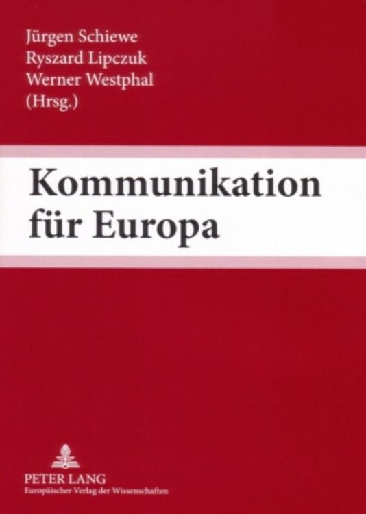 Produktbild: Kommunikation f&uuml;r Europa