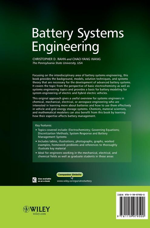 Produktbild: Battery Systems Engineering