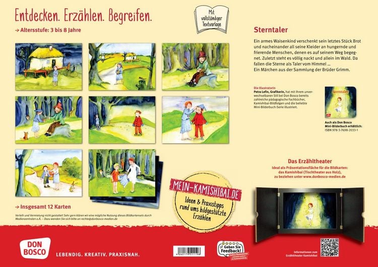 Produktbild: Bildkarten f&uuml;r unser Erz&auml;hltheater: Sterntaler