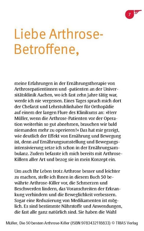 Produktbild: Die 50 besten Arthrose-Killer