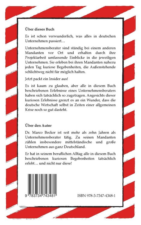 Produktbild: Streng vertraulich - Kuriose Erlebnisse eines Unternehmensberaters