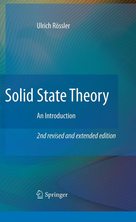 Produktbild: Solid State Theory