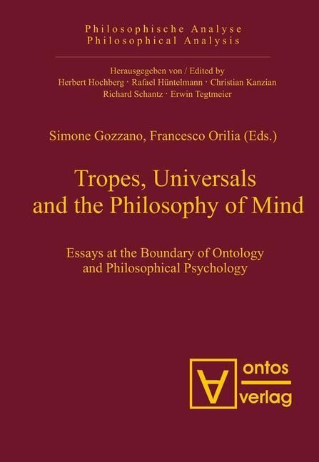 Produktbild: Tropes, Universals and the Philosophy of Mind