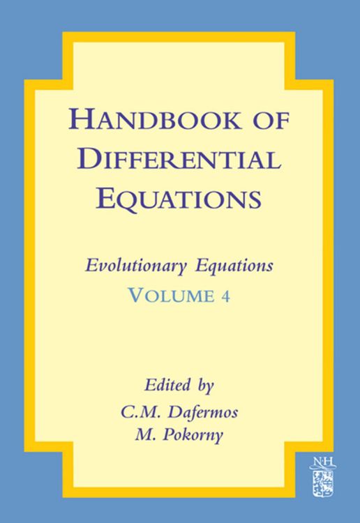 Produktbild: Handbook of Differential Equations: Evolutionary Equations