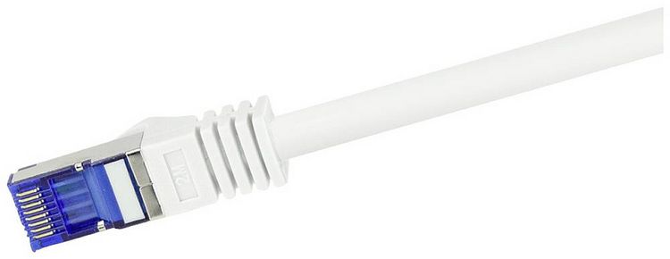 Produktbild: LogiLink C6A041S RJ45 CAT 6a S/FTP 1.50 m Wei&szlig; 1 St.