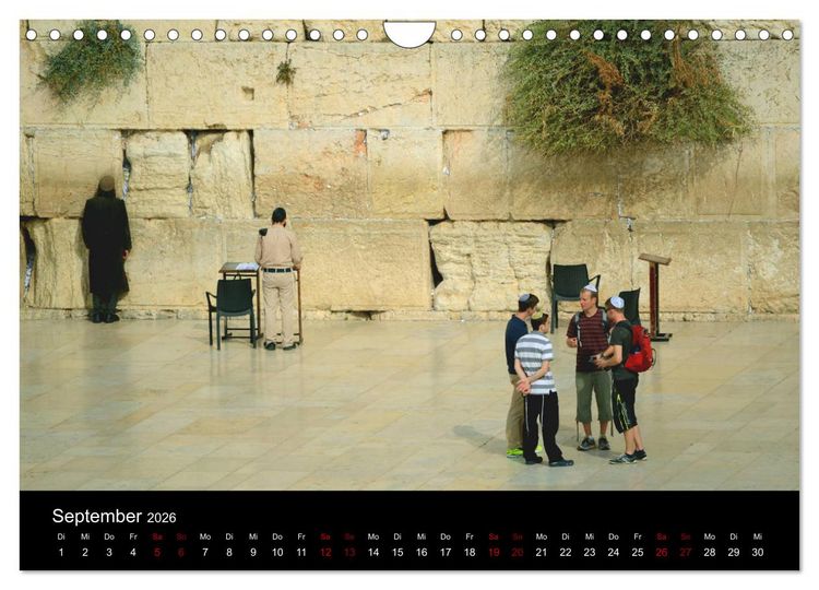 Produktbild: Jerusalem, Bilder die einen bewegen (Wandkalender 2026 DIN A4 quer), CALVENDO Monatskalender