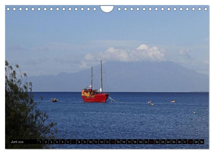 Produktbild: Tanz auf dem Vulkan - Osorno (Chile) (Wandkalender 2026 DIN A4 quer), CALVENDO Monatskalender