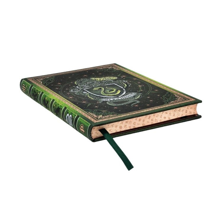 Produktbild: Hardcover Notizbuch, Slytherin, Midi, Spezial Unliniert