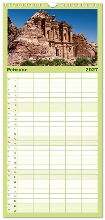 Produktbild: Familienplaner 2027 - Petra Impressionen mit 5 Spalten (Wandkalender, 21 x 45 cm) CALVENDO