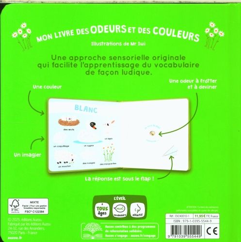 Produktbild: Mon livre des odeurs et des couleurs