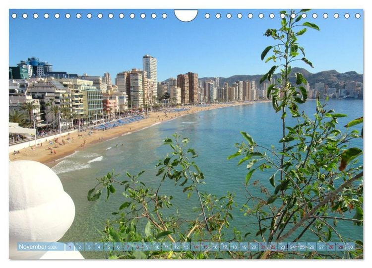 Produktbild: Alicante - Benidorm - Calp (Wandkalender 2026 DIN A4 quer), CALVENDO Monatskalender