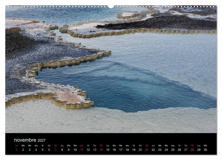 Produktbild: Yellowstone Un grand parc am&eacute;ricain (Calendrier mural haut de gamme 2027 DIN A2 vertical), CALVENDO calendrier mensuel