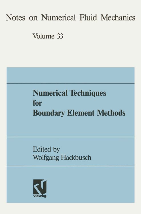 Produktbild: Numerical Techniques for Boundary Element Methods