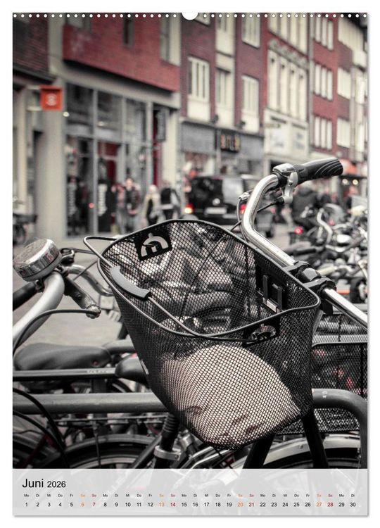 Produktbild: Fahrrad Alltag (Wandkalender 2026 DIN A2 hoch), CALVENDO Monatskalender