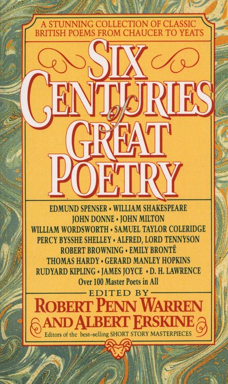 Produktbild: Six Centuries of Great Poetry