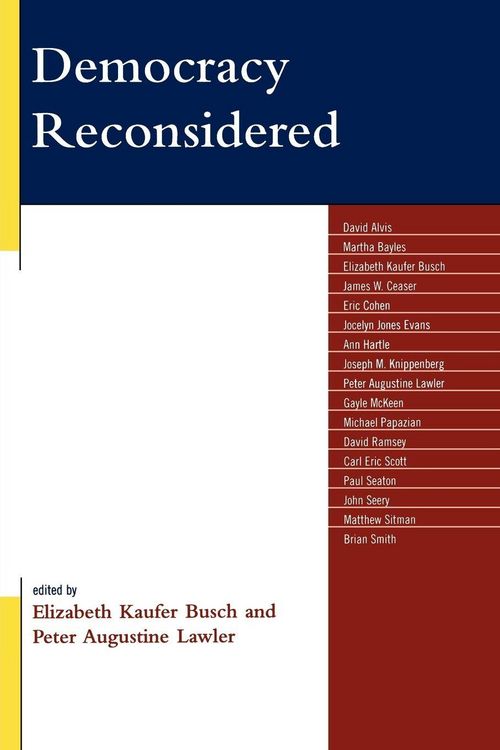 Produktbild: Democracy Reconsidered