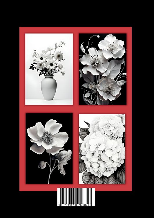 Produktbild: Malbuch Blumen Fotorealistisch