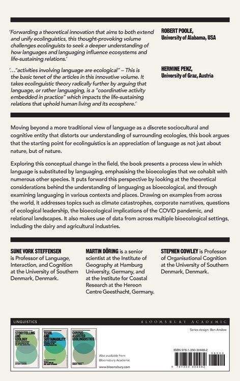 Produktbild: Language as an Ecological Phenomenon